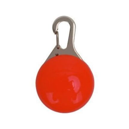 (빨간색)LED 야광 강아지 목걸이 / 야간 산책 안전 라이트 목걸이 태그 인식표