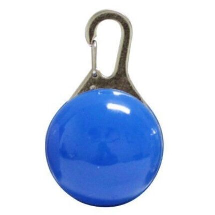 (파란색)LED 야광 강아지 목걸이 / 야간 산책 안전 라이트 목걸이 태그 인식표