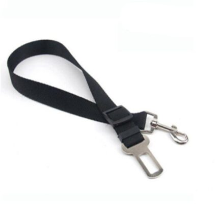 (검정색) 강아지 차량용 안전벨트 연결 스트랩/반려견 안전 고정 카시트 여행 이동