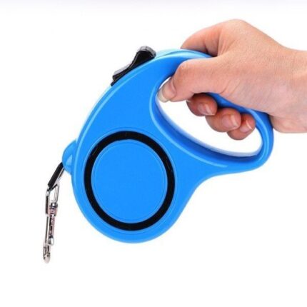 (파란색) 반려동물 자동 리드줄/산책 안전 리트랙터 가슴줄