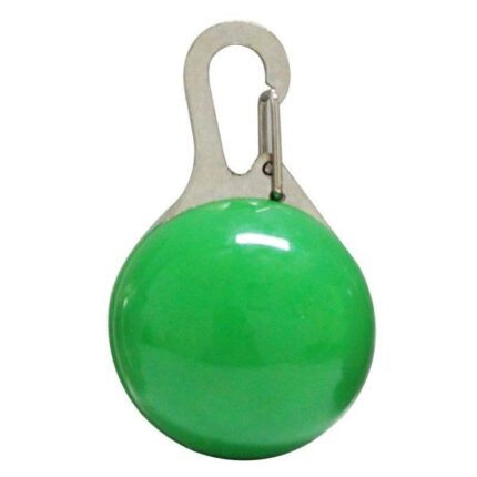 (연두색)LED 야광 강아지 목걸이 / 야간 산책 안전 라이트 목걸이 태그 인식표